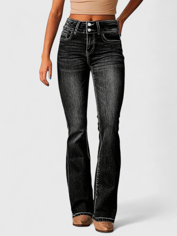 VITTORIA | JEANS FLARE A VITA ALTA