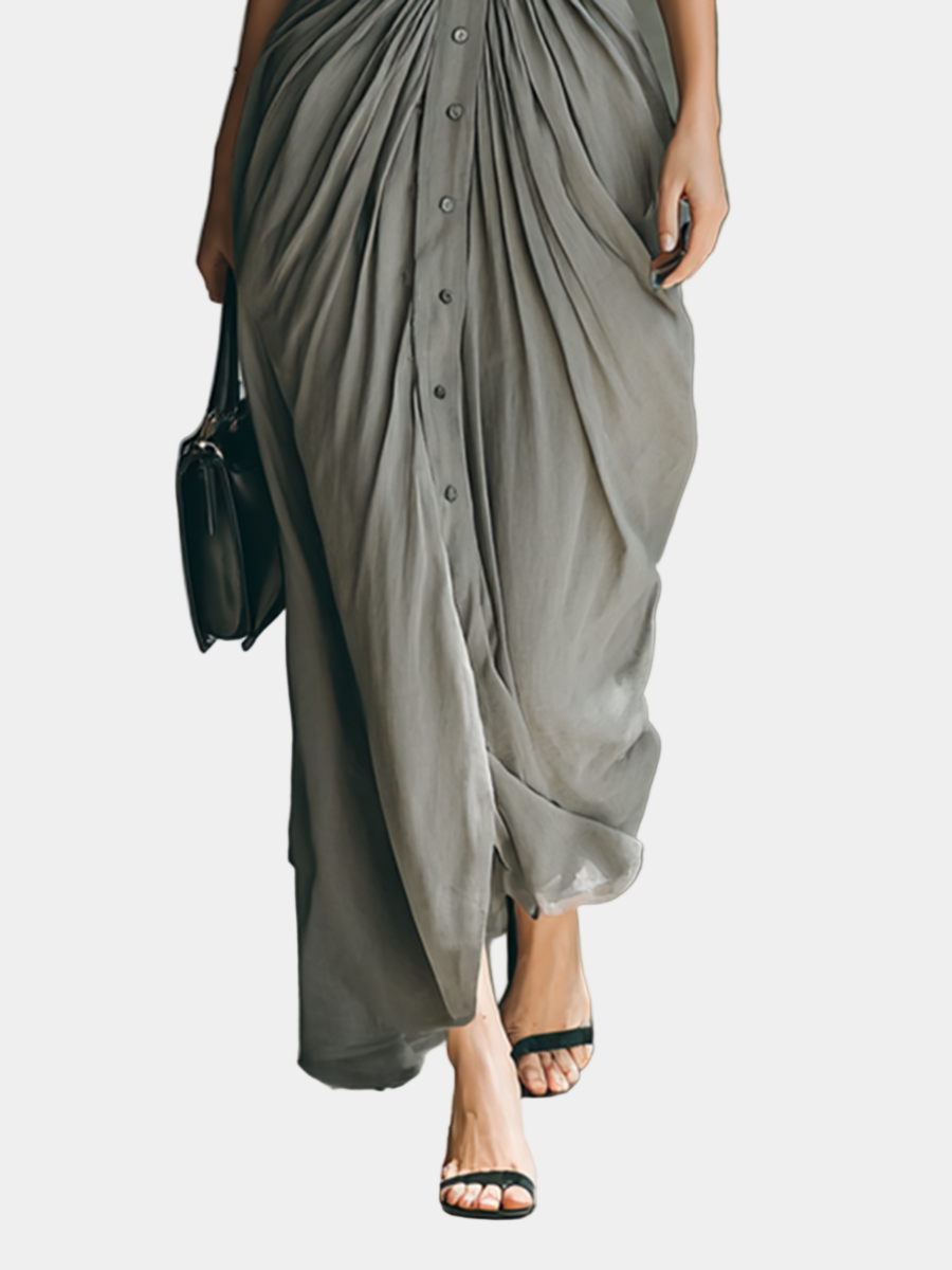VITTORIA | ABITO CAMICIA LUNGO ELEGANTE
