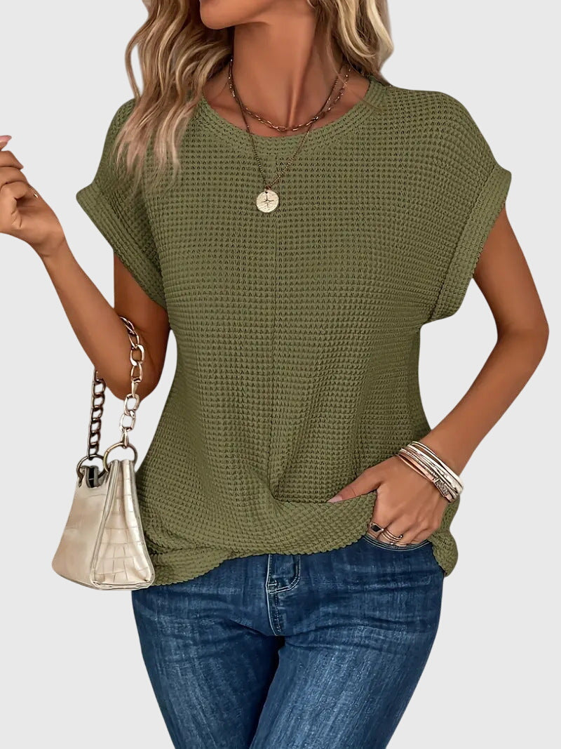 GIULIA | MAGLIA WAFFLE CASUAL