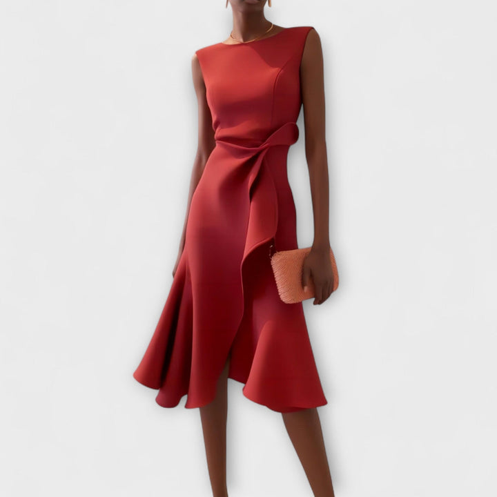 VITTORIA | ABITO MIDI ELEGANTE DRAPPEGGIATO
