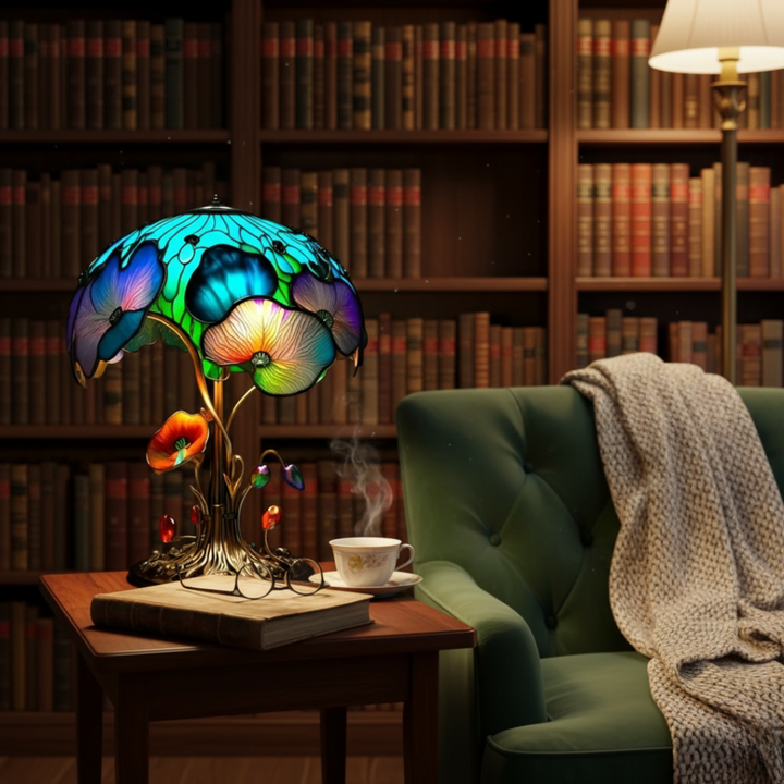Lampada Floreale a Fungo Boho Chic