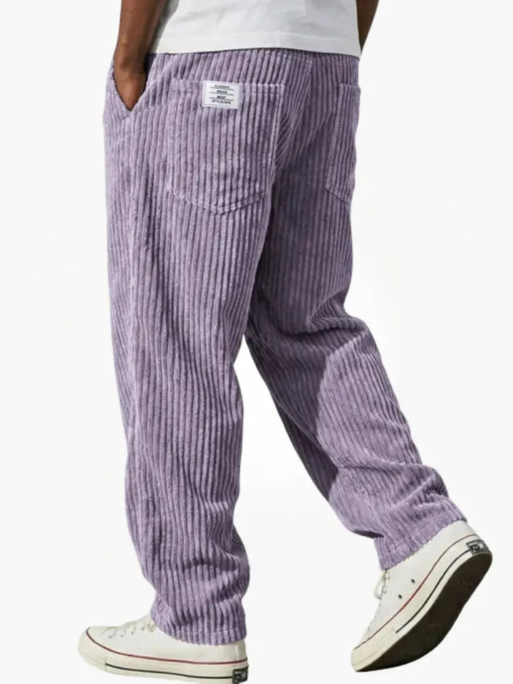 TOMMASO | PANTALONI IN VELLUTO A COSTE