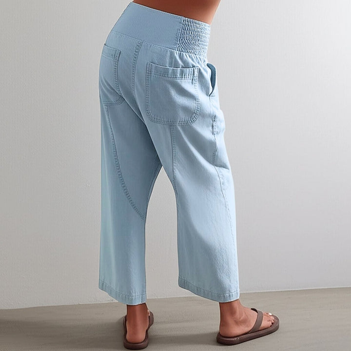 GIULIA | PANTALONI CASUAL A VITA ALTA