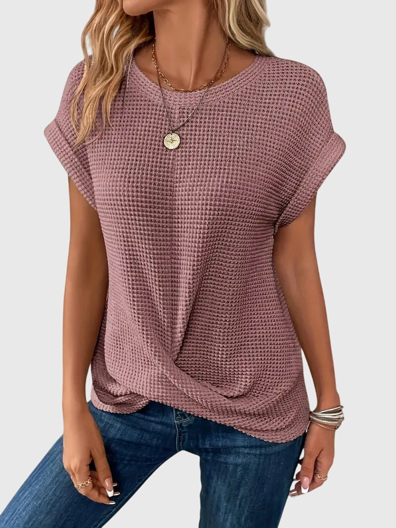 GIULIA | MAGLIA WAFFLE CASUAL