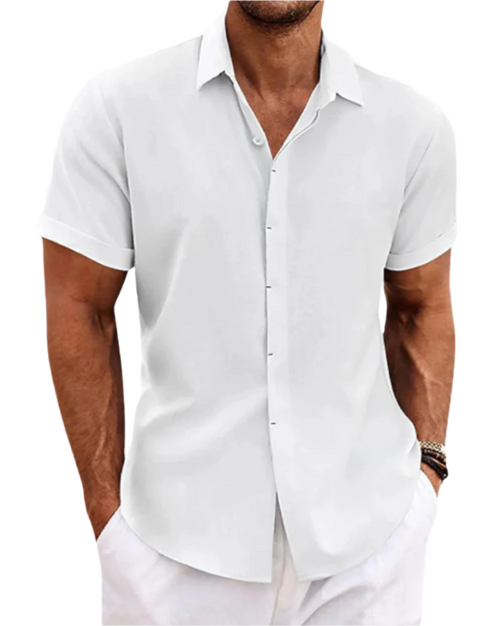 STEFANO | CAMICIA ELEGANTE A MANICHE CORTE