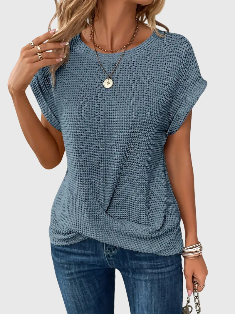 GIULIA | MAGLIA WAFFLE CASUAL