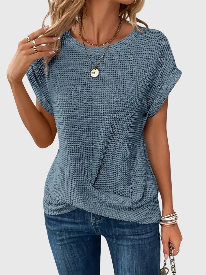 GIULIA | MAGLIA WAFFLE CASUAL