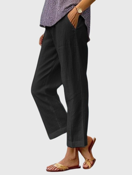 ISABELLA | PANTALONI IN LINO DAL TAGLIO MORBIDO