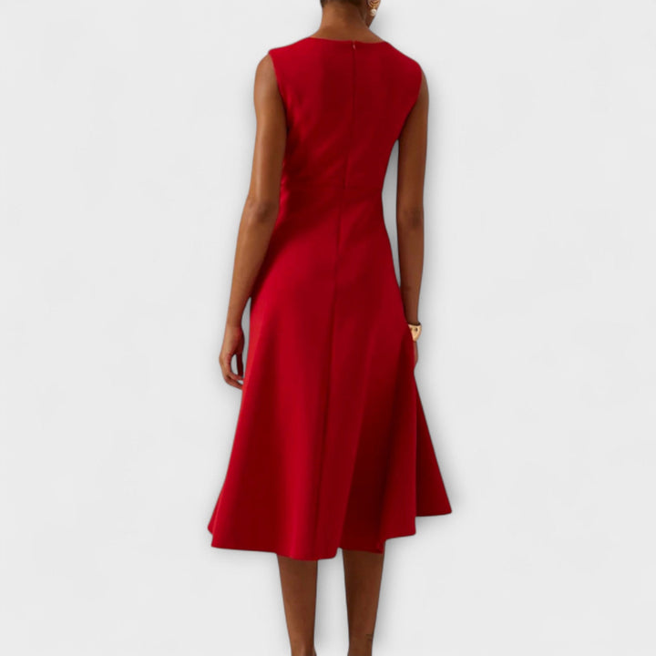 VITTORIA | ABITO MIDI ELEGANTE DRAPPEGGIATO
