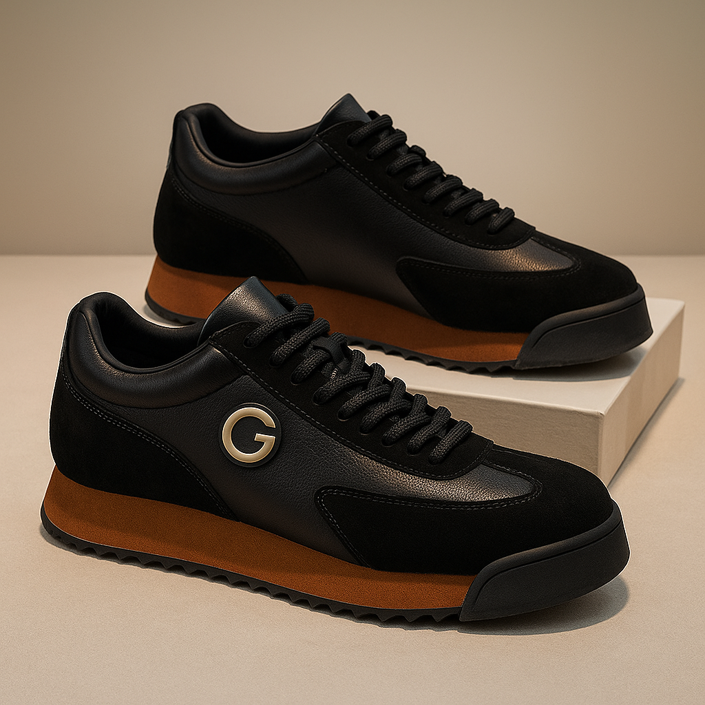 MASSIMO | SNEAKERS RETRÒ CON DETTAGLI A CONTRASTO