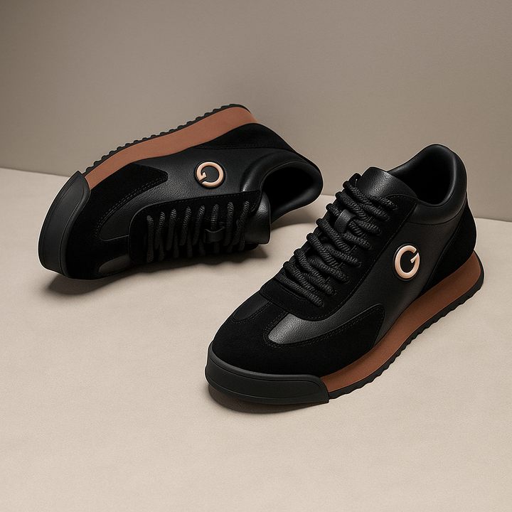 MASSIMO | SNEAKERS RETRÒ CON DETTAGLI A CONTRASTO