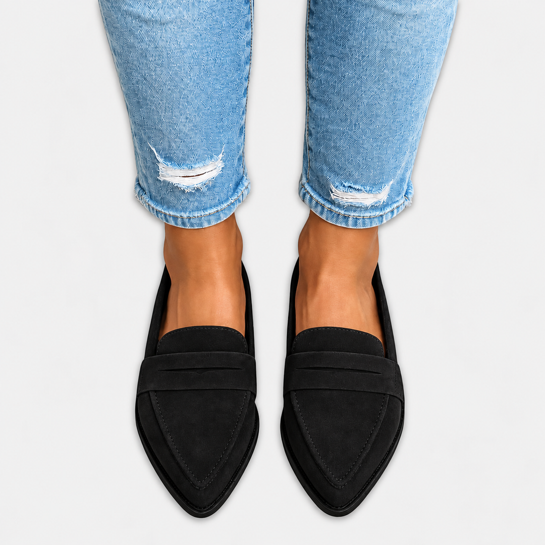 Giulia Parma | Mocassini in suede con finitura opaca
