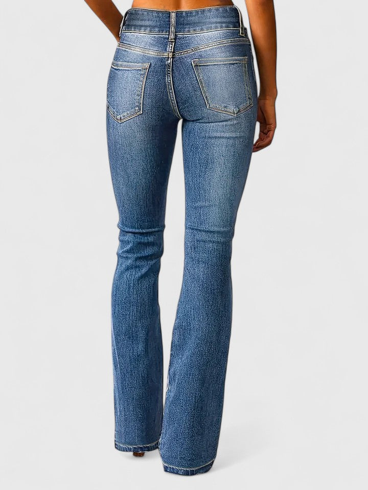 VITTORIA | JEANS FLARE A VITA ALTA