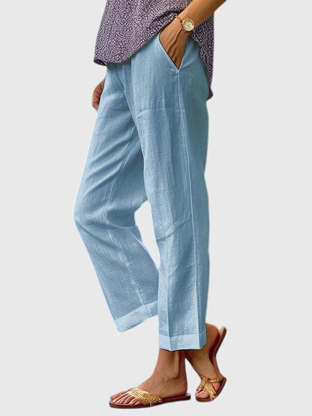 ISABELLA | PANTALONI IN LINO DAL TAGLIO MORBIDO