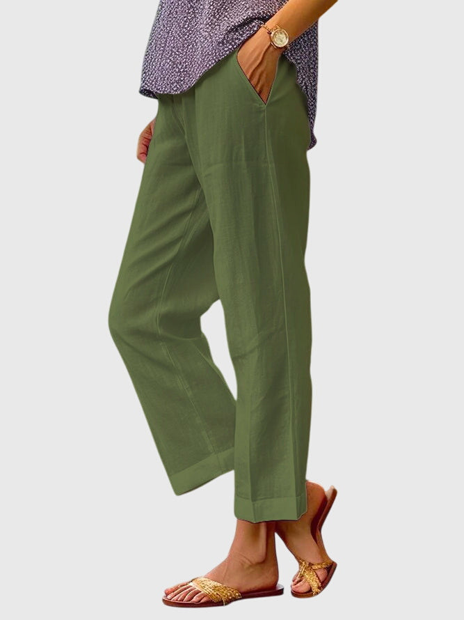 ISABELLA | PANTALONI IN LINO DAL TAGLIO MORBIDO