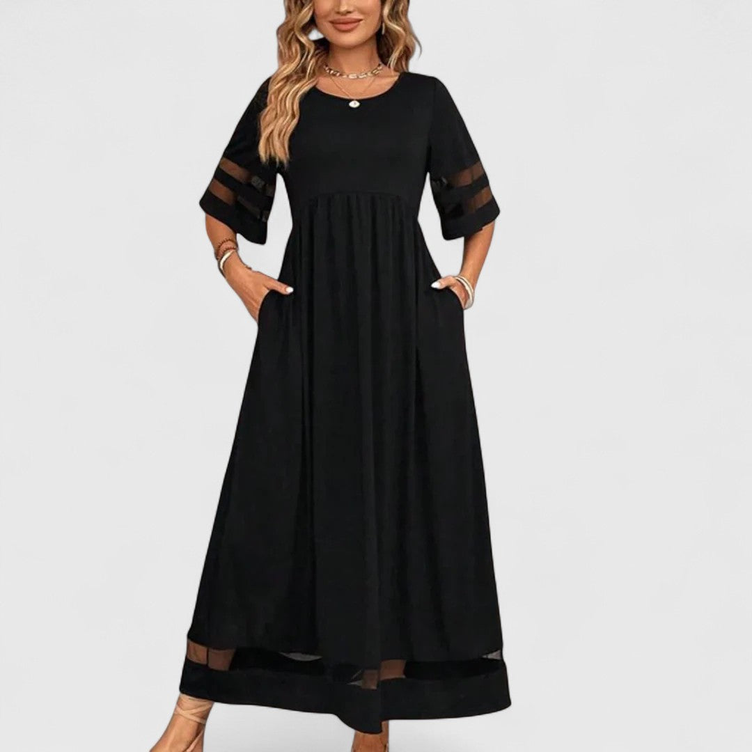 AURORA | ABITO LUNGO ELEGANTE DRAPPEGGIATO