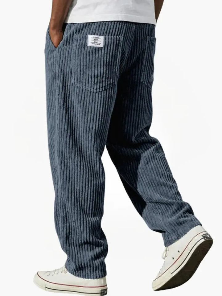 TOMMASO | PANTALONI IN VELLUTO A COSTE