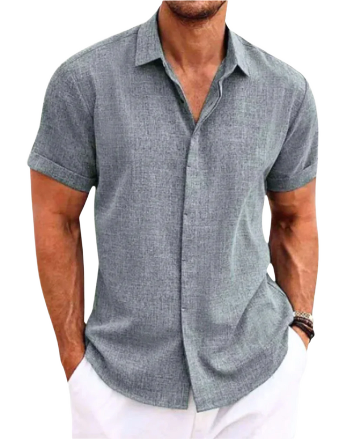 STEFANO | CAMICIA ELEGANTE A MANICHE CORTE