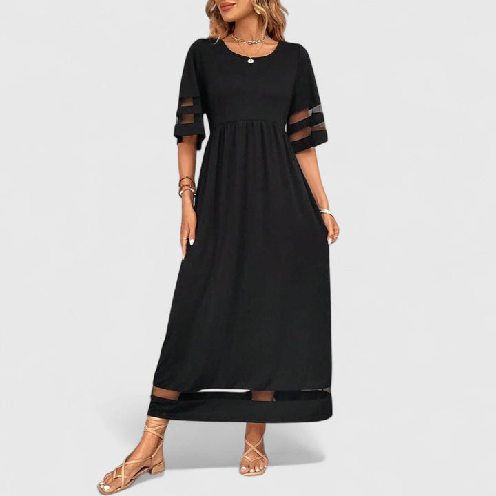 AURORA | ABITO LUNGO ELEGANTE DRAPPEGGIATO