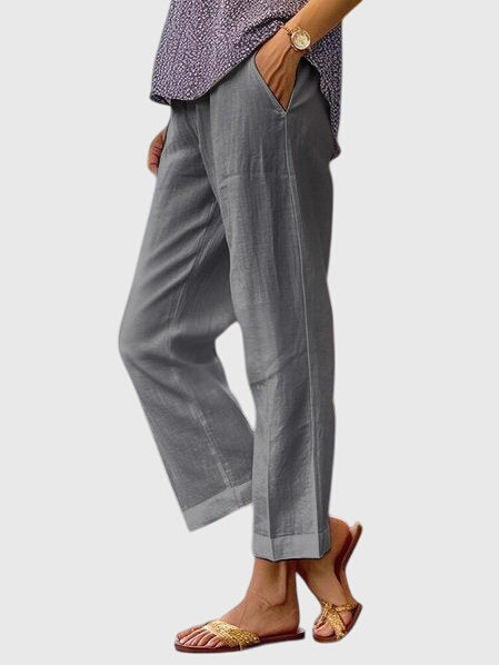 ISABELLA | PANTALONI IN LINO DAL TAGLIO MORBIDO