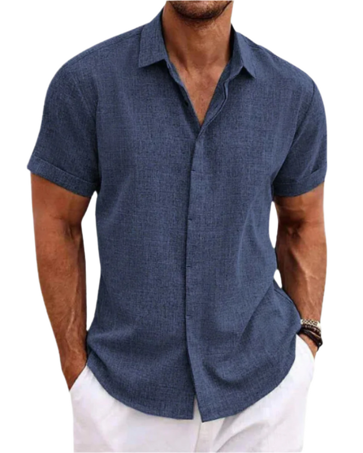 STEFANO | CAMICIA ELEGANTE A MANICHE CORTE