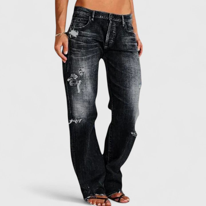 SOFIA | JEANS BOYFRIEND VINTAGE STRAPPATI