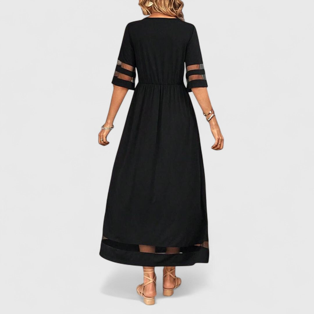 AURORA | ABITO LUNGO ELEGANTE DRAPPEGGIATO