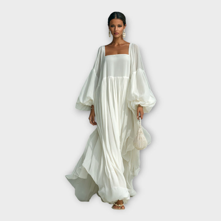 SERENA | ABITO LUNGO BOHO ELEGANTE
