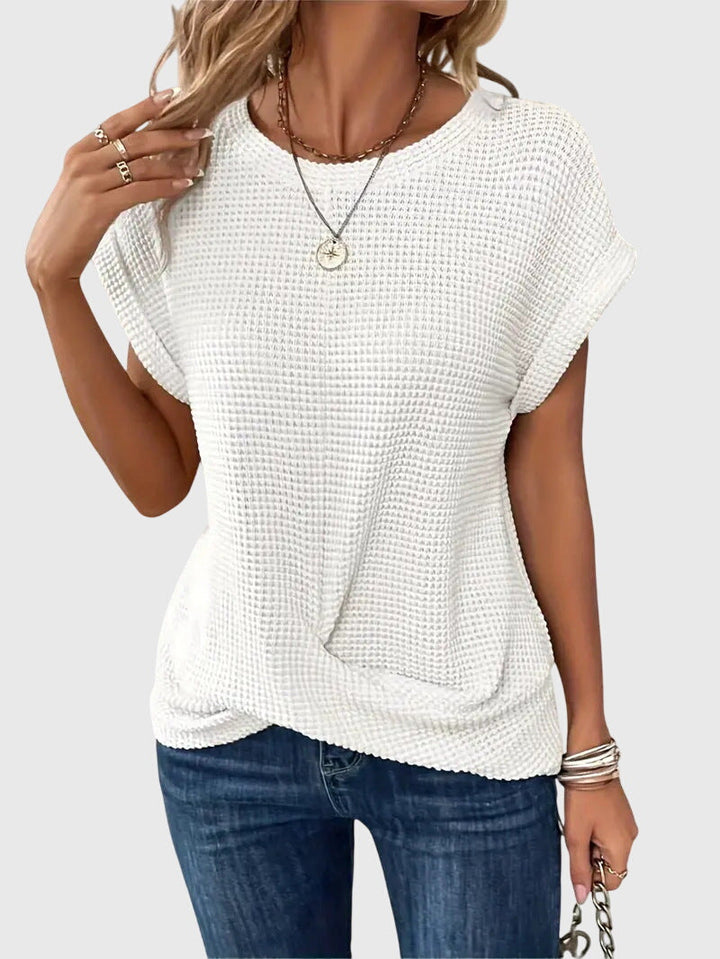 GIULIA | MAGLIA WAFFLE CASUAL