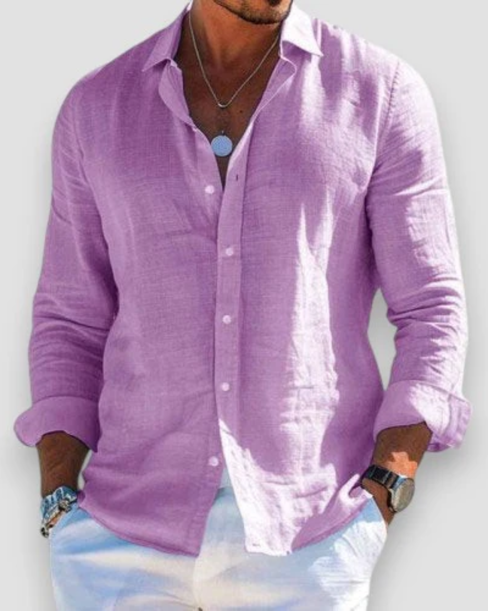 LORENZO | CAMICIA IN LINO ELEGANTE ESSENZIALE