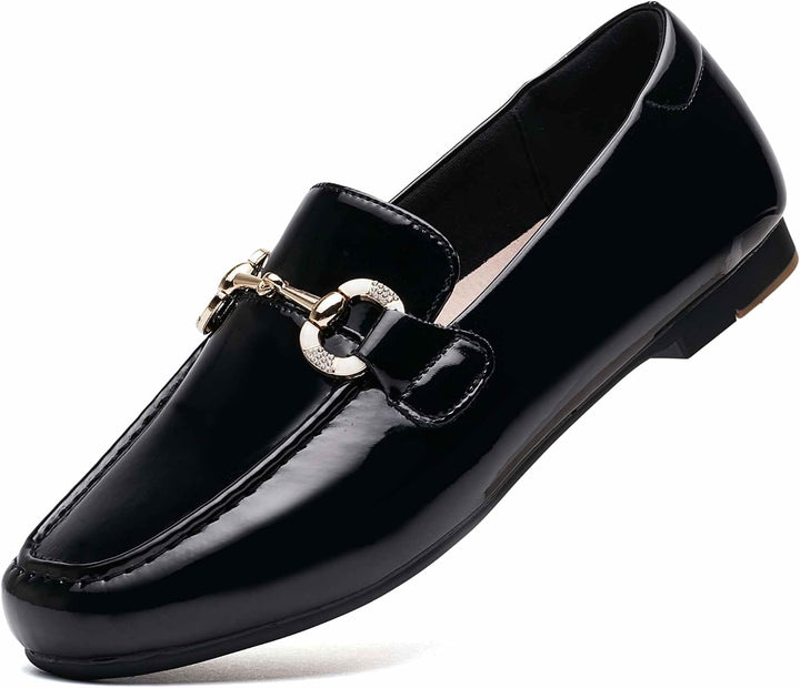 Isla™ | Mocassini in Pelle Morbida con Fibbia Dorata
