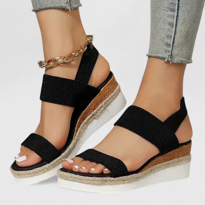 ELENA | SANDALI COMFORT CON FASCE ELASTICHE