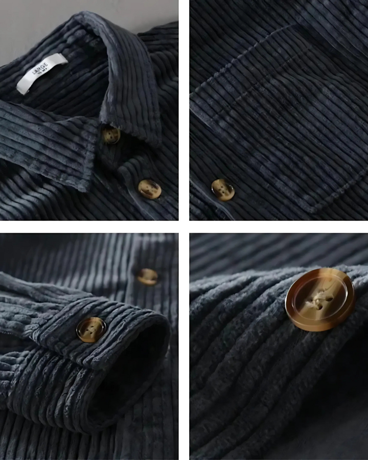MARCO | CAMICIA IN VELLUTO A COSTE CASUAL PREMIUM