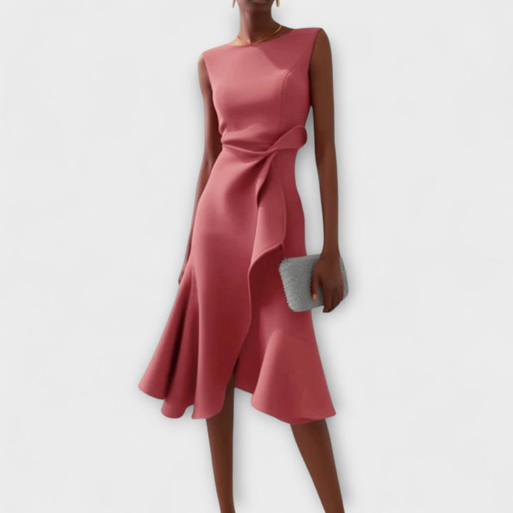VITTORIA | ABITO MIDI ELEGANTE DRAPPEGGIATO