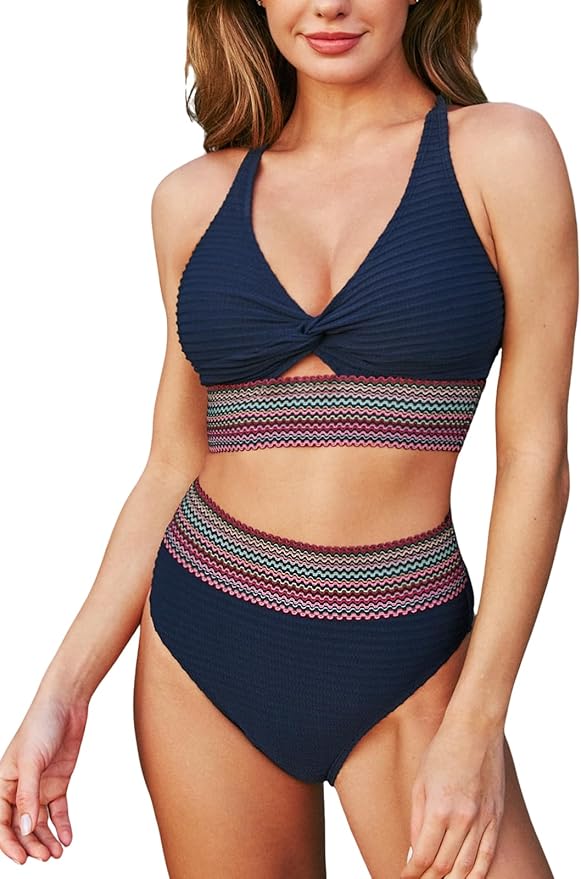 SELENA | BIKINI A VITA ALTA CON DETTAGLI ETNICI