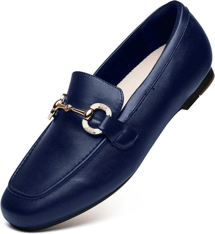 Isla™ | Mocassini in Pelle Morbida con Fibbia Dorata