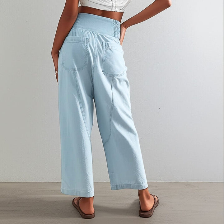 GIULIA | PANTALONI CASUAL A VITA ALTA