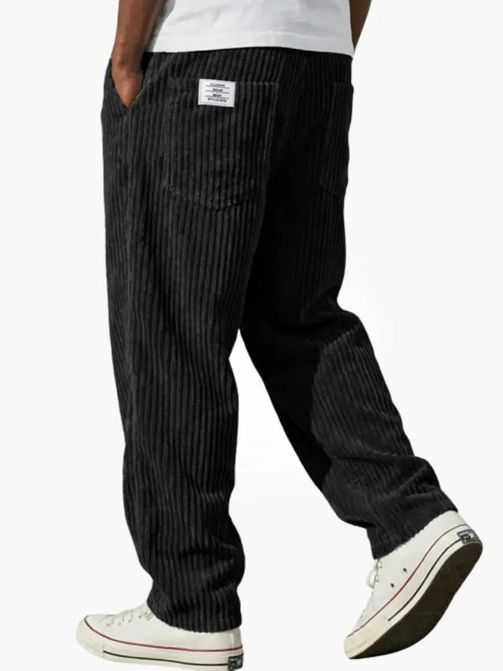 TOMMASO | PANTALONI IN VELLUTO A COSTE