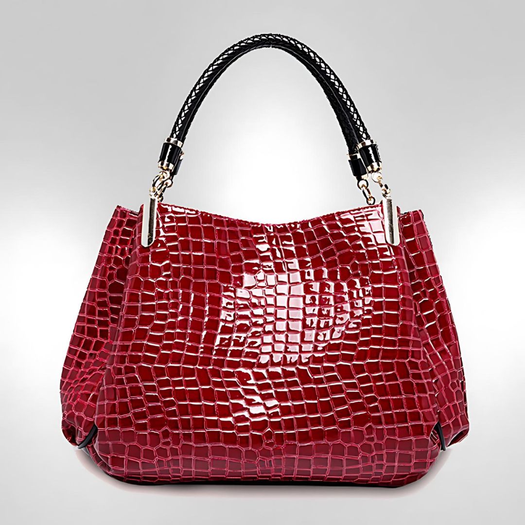 SELENE | BORSA ELEGANTE EFFETTO COCCODRILLO DAL FASCINO GLAMOUR