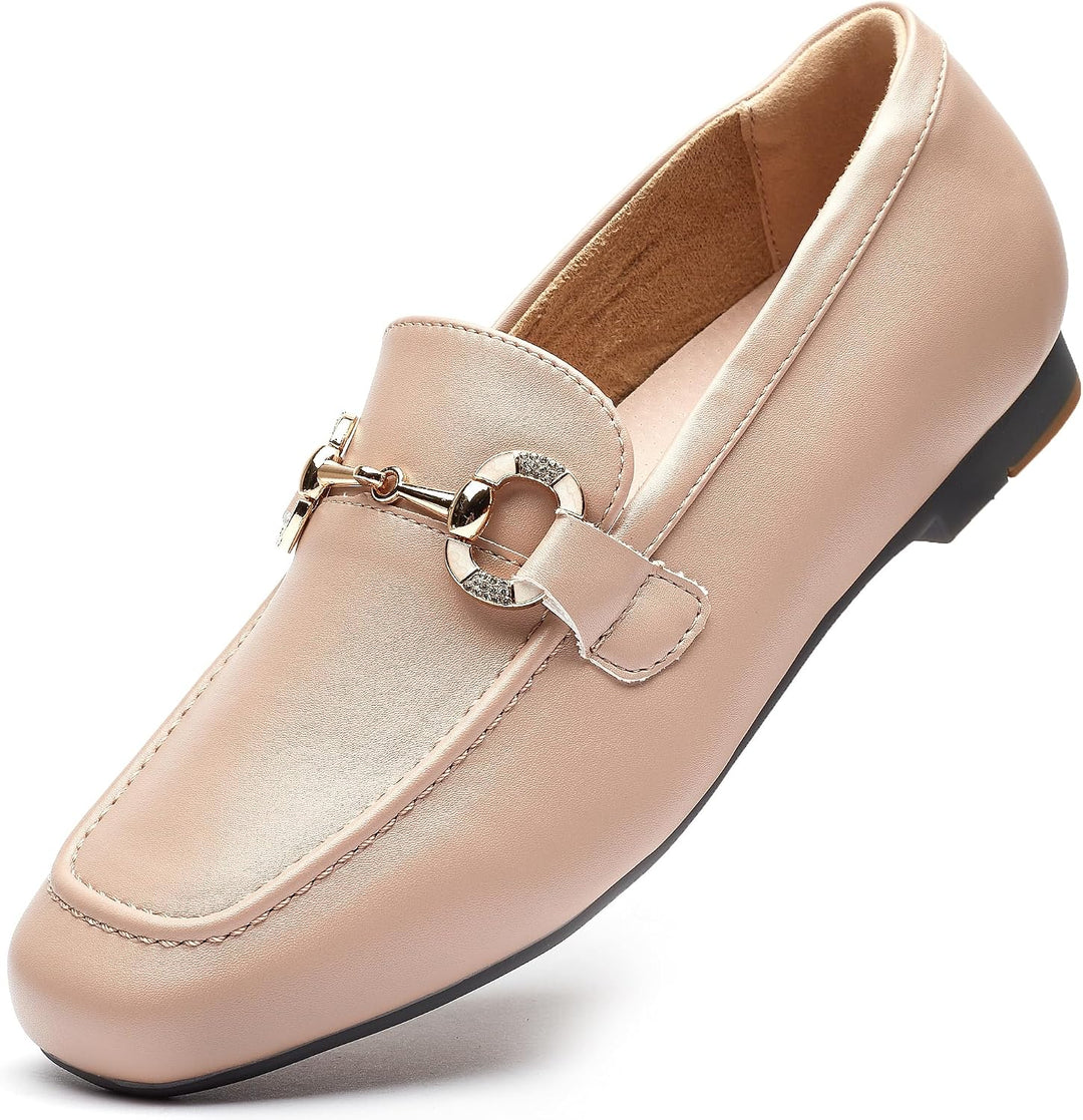 Isla™ | Mocassini in Pelle Morbida con Fibbia Dorata