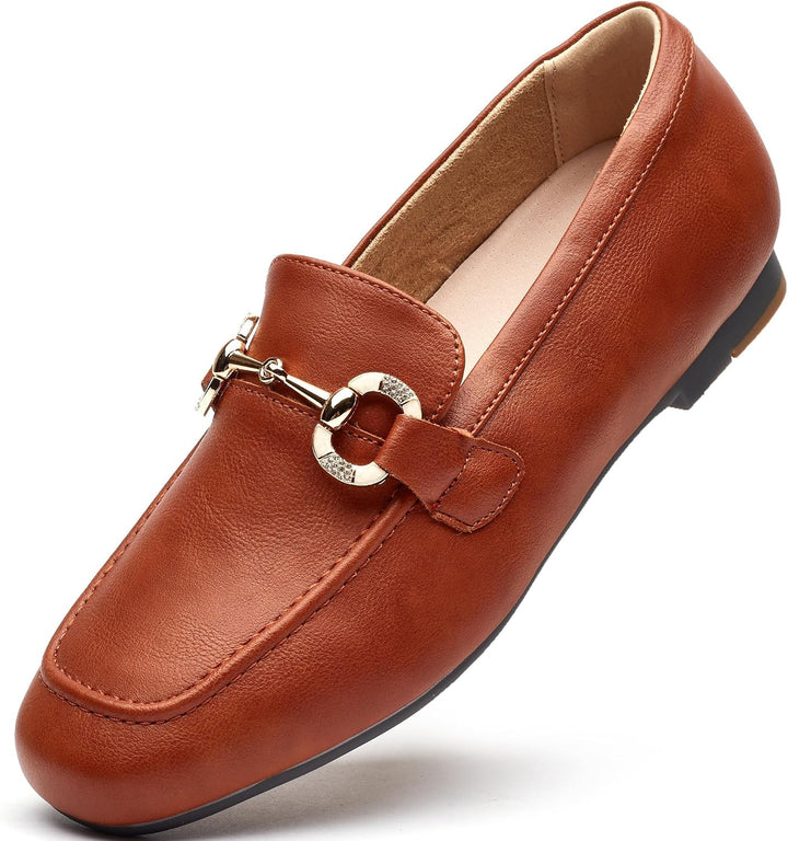 Isla™ | Mocassini in Pelle Morbida con Fibbia Dorata