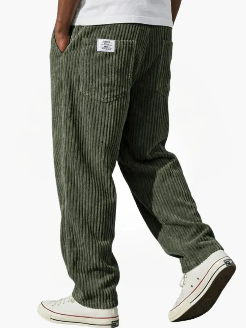 TOMMASO | PANTALONI IN VELLUTO A COSTE