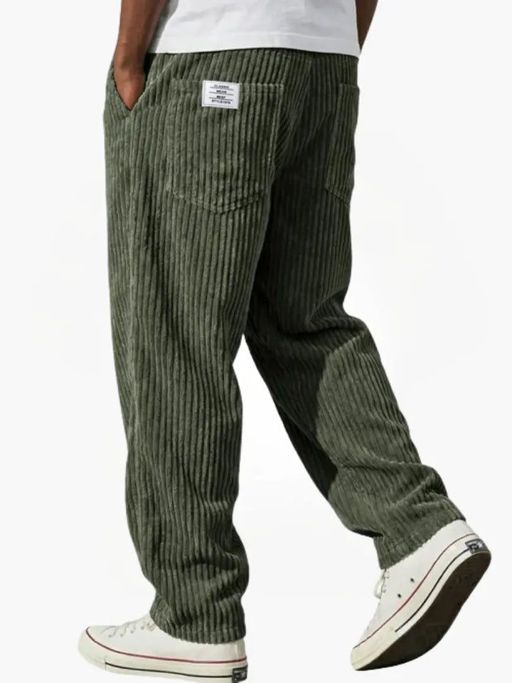 TOMMASO | PANTALONI IN VELLUTO A COSTE