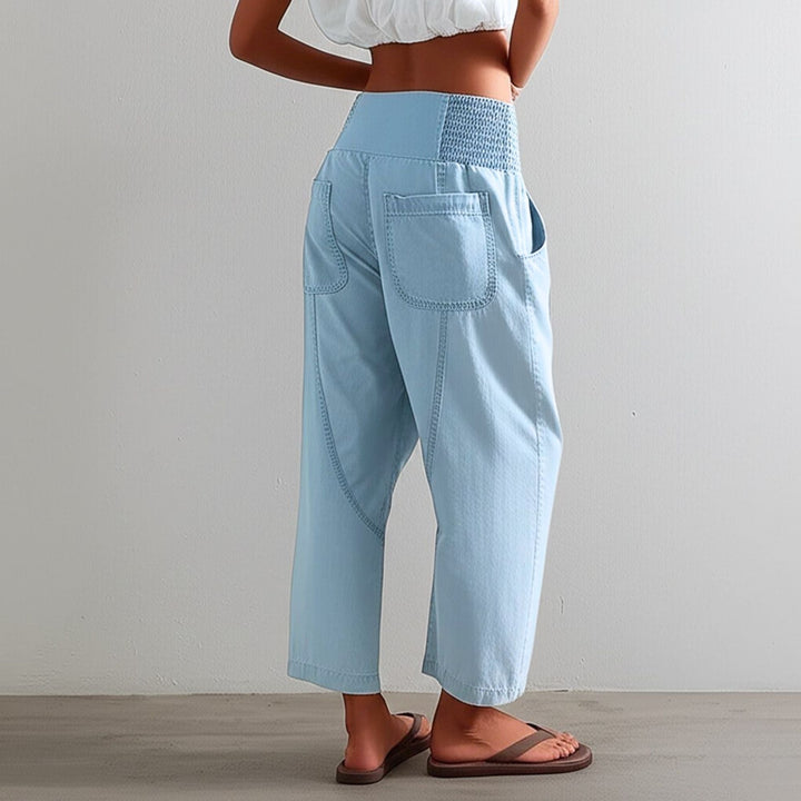 GIULIA | PANTALONI CASUAL A VITA ALTA