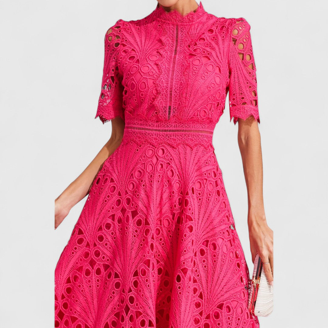 CATERINA | ABITO MIDI ELEGANTE IN PIZZO