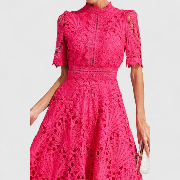 CATERINA | ABITO MIDI ELEGANTE IN PIZZO