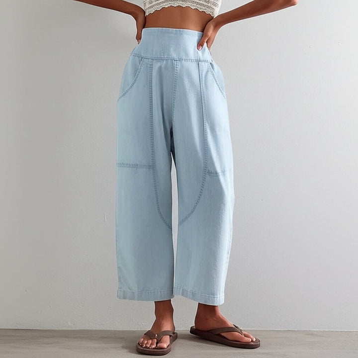 GIULIA | PANTALONI CASUAL A VITA ALTA