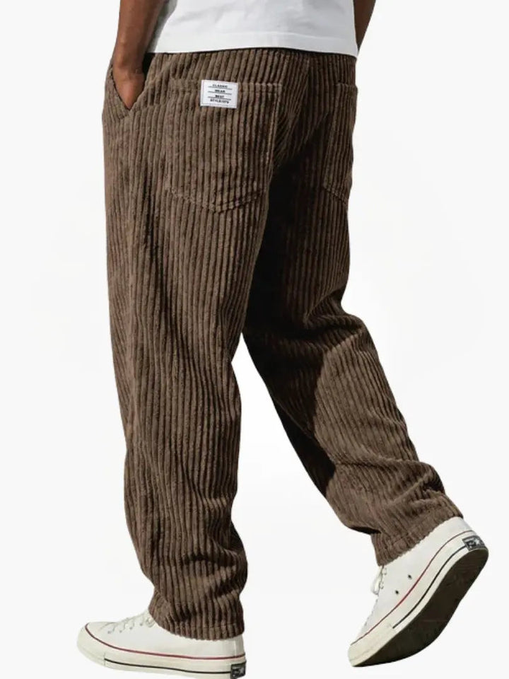 TOMMASO | PANTALONI IN VELLUTO A COSTE