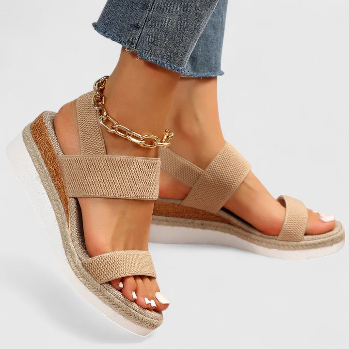 ELENA | SANDALI COMFORT CON FASCE ELASTICHE