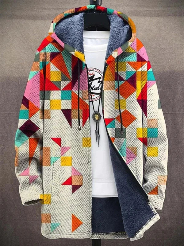 Vivienne | Cardigan con Cappuccio Artistico